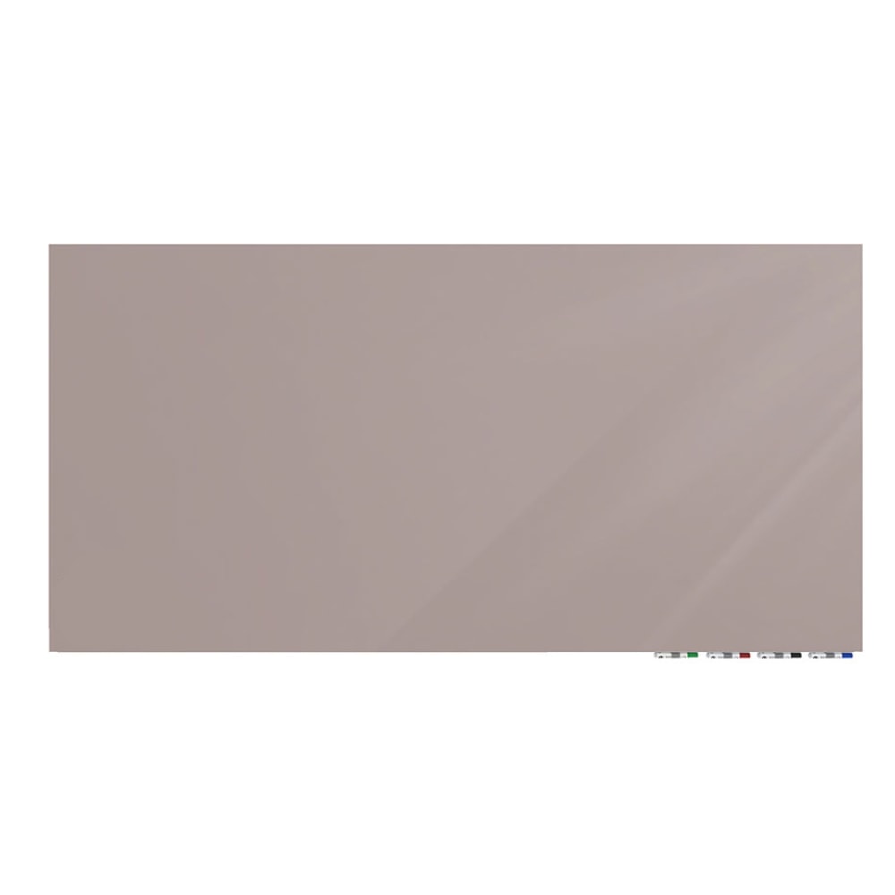 Ghent Aria Low Profile Magnetic Dry-Erase Whiteboard, Glass,