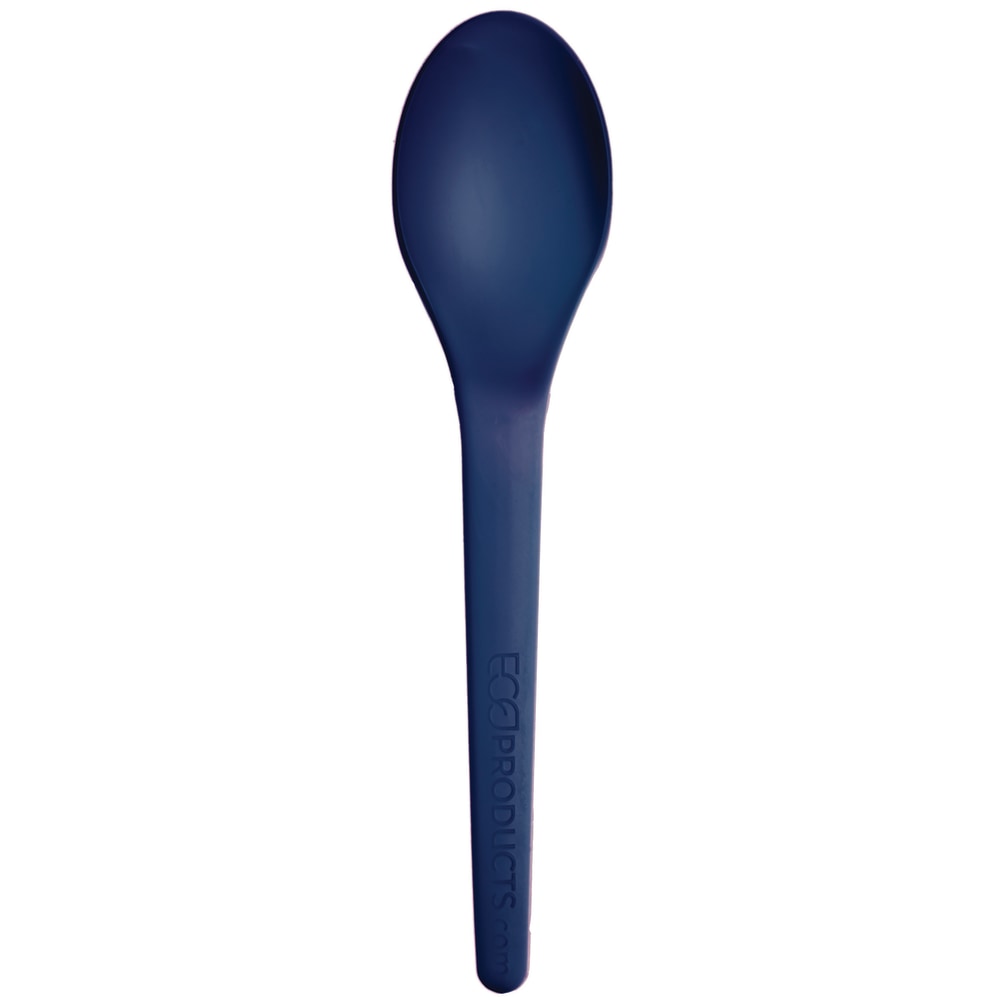 Eco-Products Plantware Spoons, 6", Blue, Pack Of 1,000