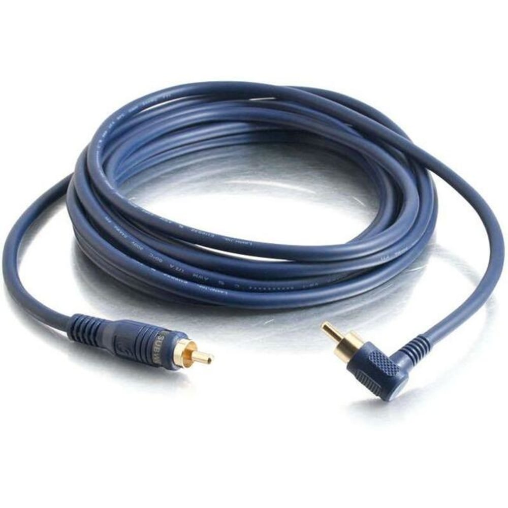 C2G Velocity 12ft Velocity Right Angled Subwoofer Cable