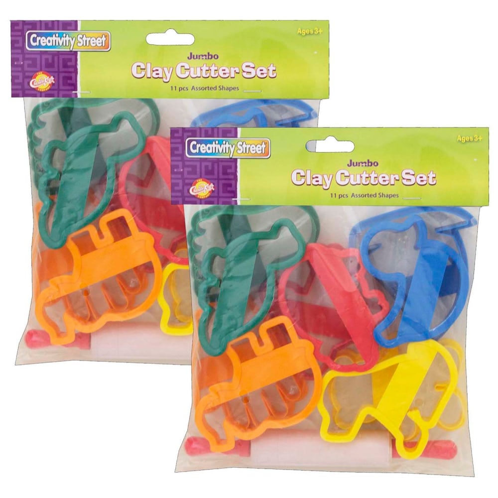 Creativity Street Jumbo Dough & Clay Cutter Set,