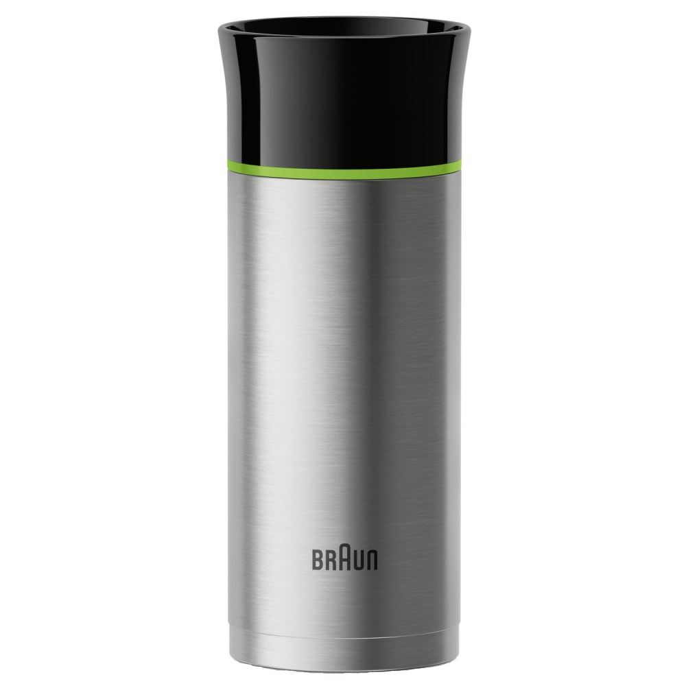 Braun Double-Wall Thermal Travel Mug, 11 Oz, Stainless