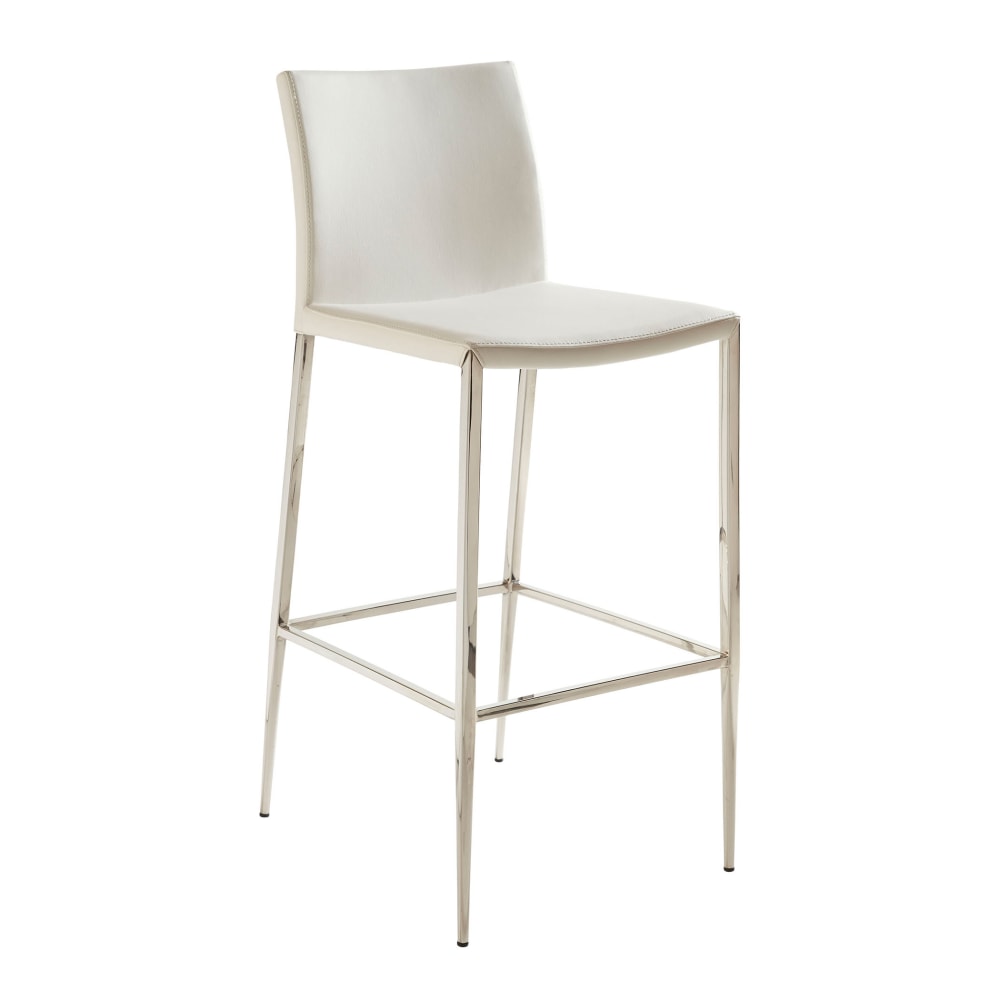 Eurostyle Diana Faux Leather Bar Stool With Back,