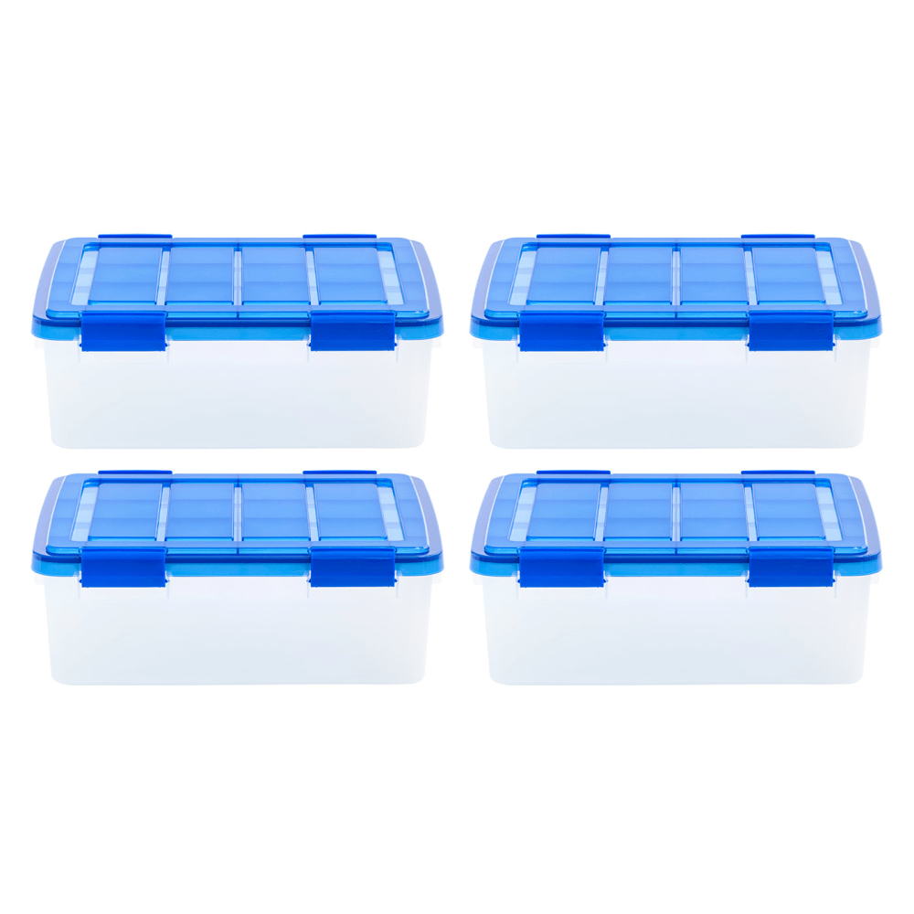 Iris Ultimate Weatherpro Storage Boxes, 19-3/4”L x 16-3/16”W