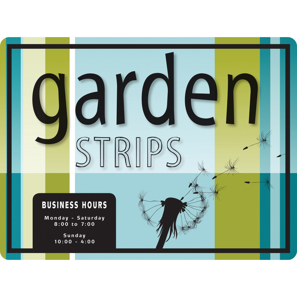 Custom Full Color Wall Sign, 6" x 8"