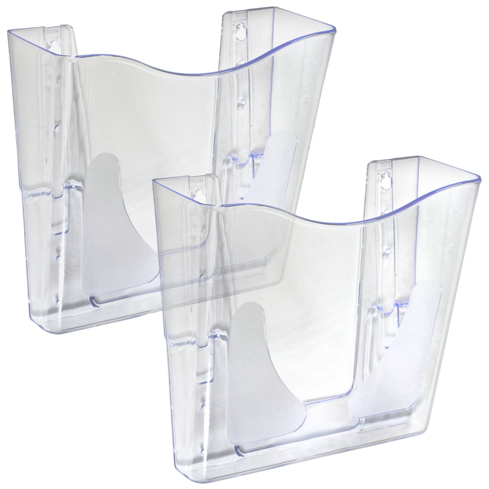 Azar Displays Single Vertical Pocket Wall Mount File