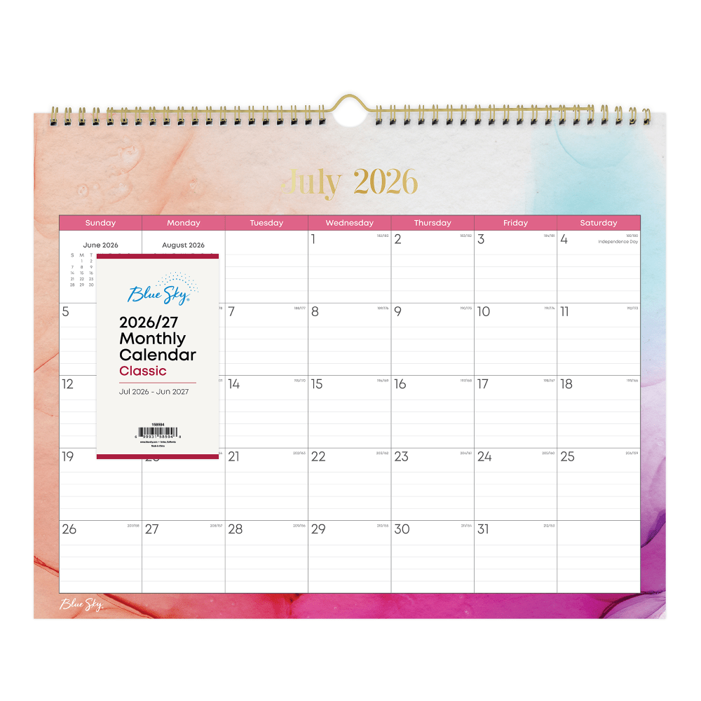 WALL CALENDAR BS VENUS - 15X12 AY26-27 MONTHLY