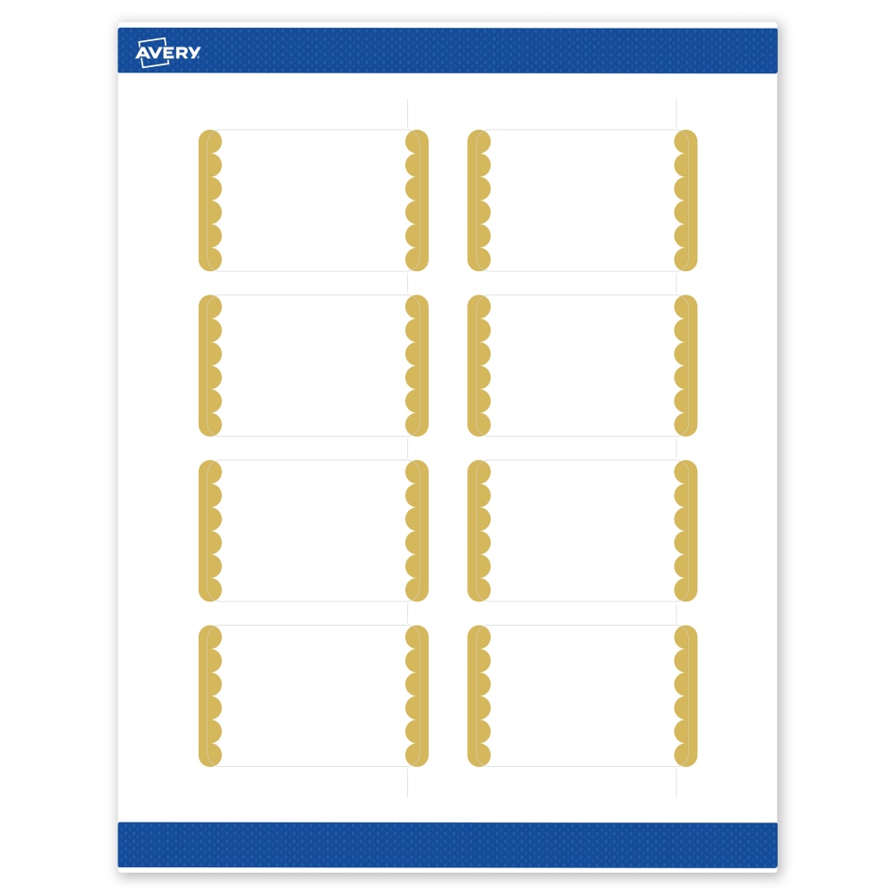 Avery® Print-To-The-Edge Labels With Sure Feed® Technology,