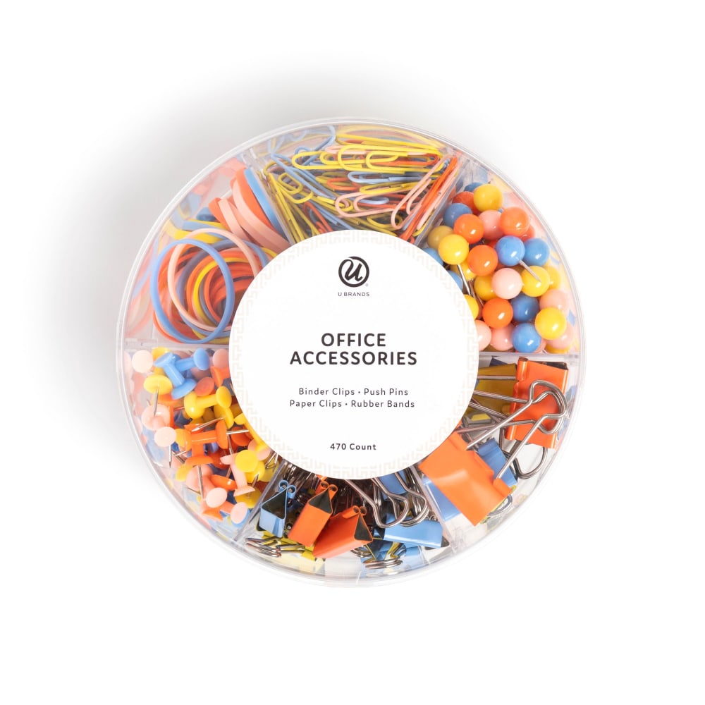 U Brands® Office Accessory Kit, Playground Primary, Kit