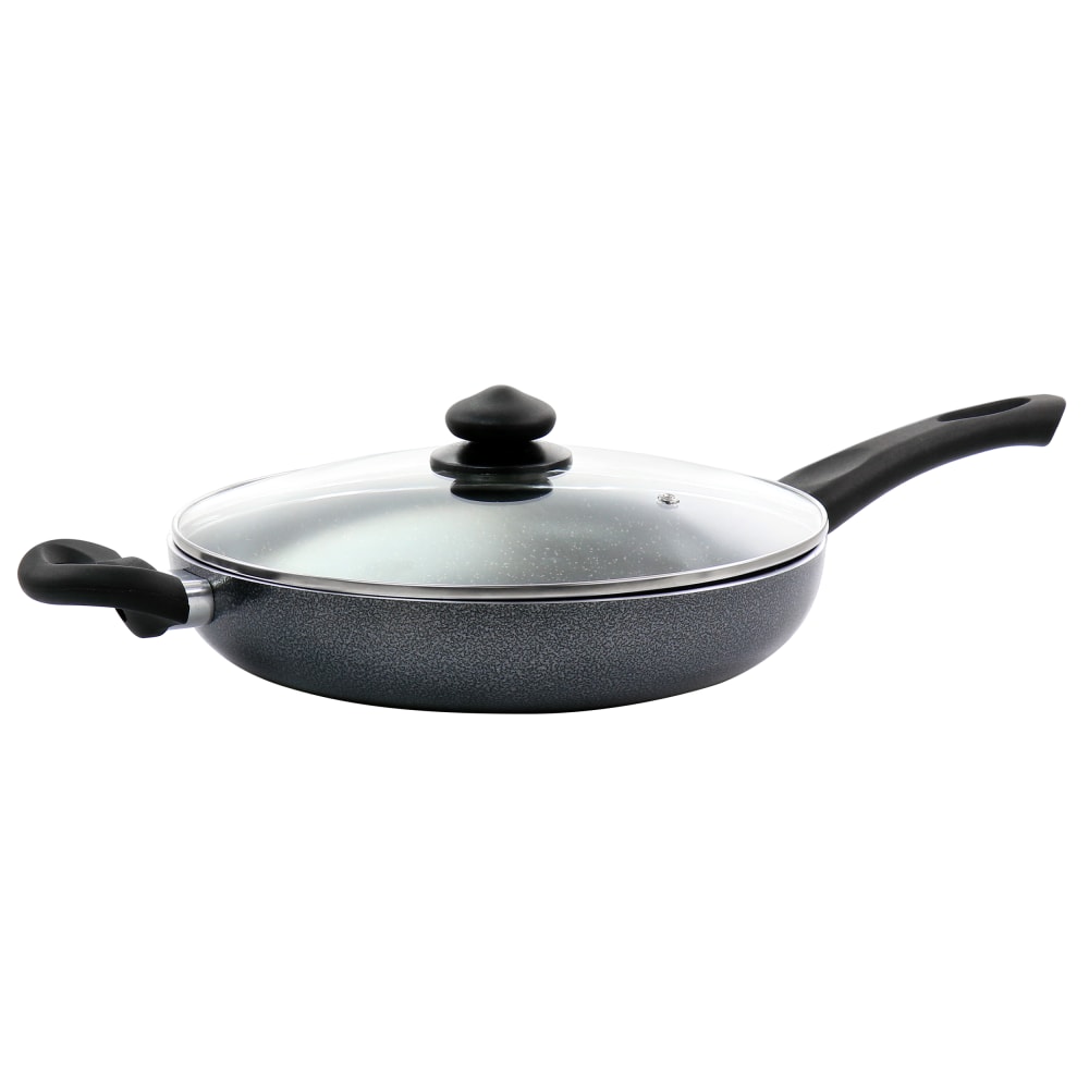 Oster Pallermo 3.5-Quart Aluminum Non-Stick Saute Pan, Charcoal