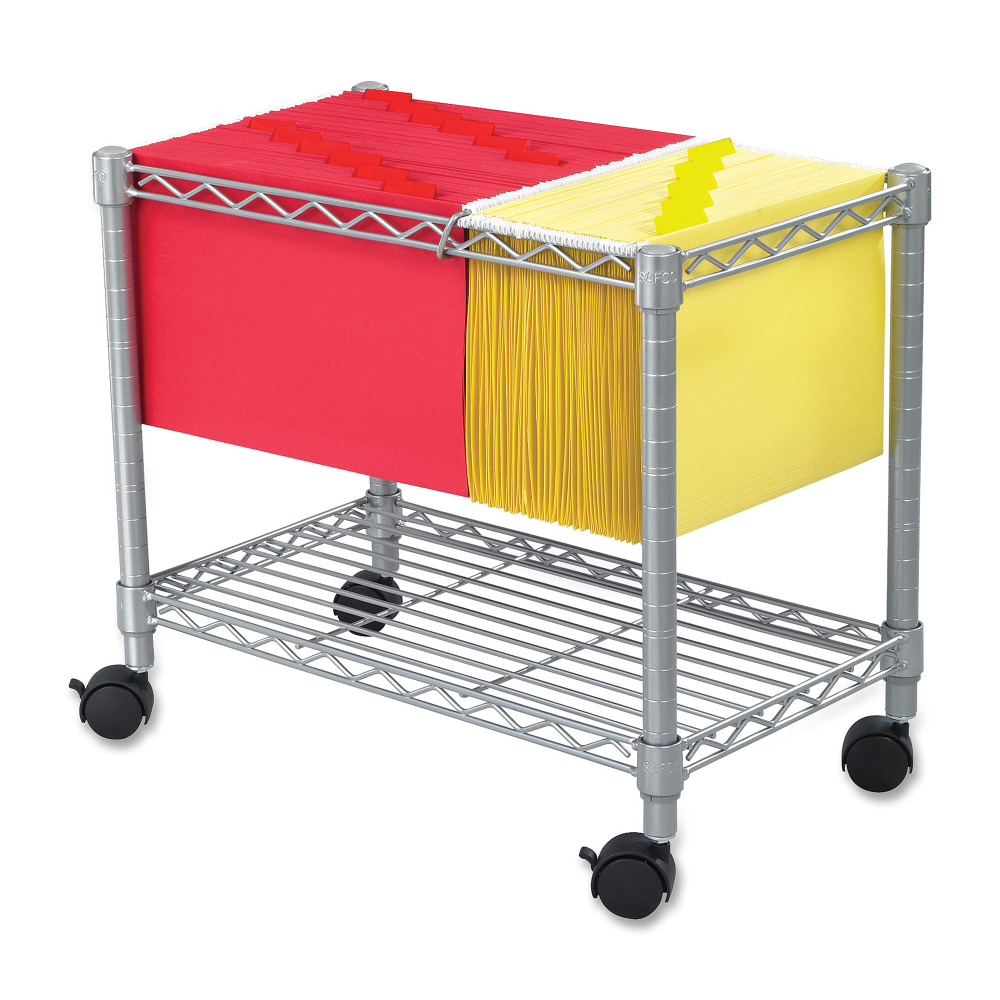 Safco Wire Mobile File, 20 1/2"H x 14"W