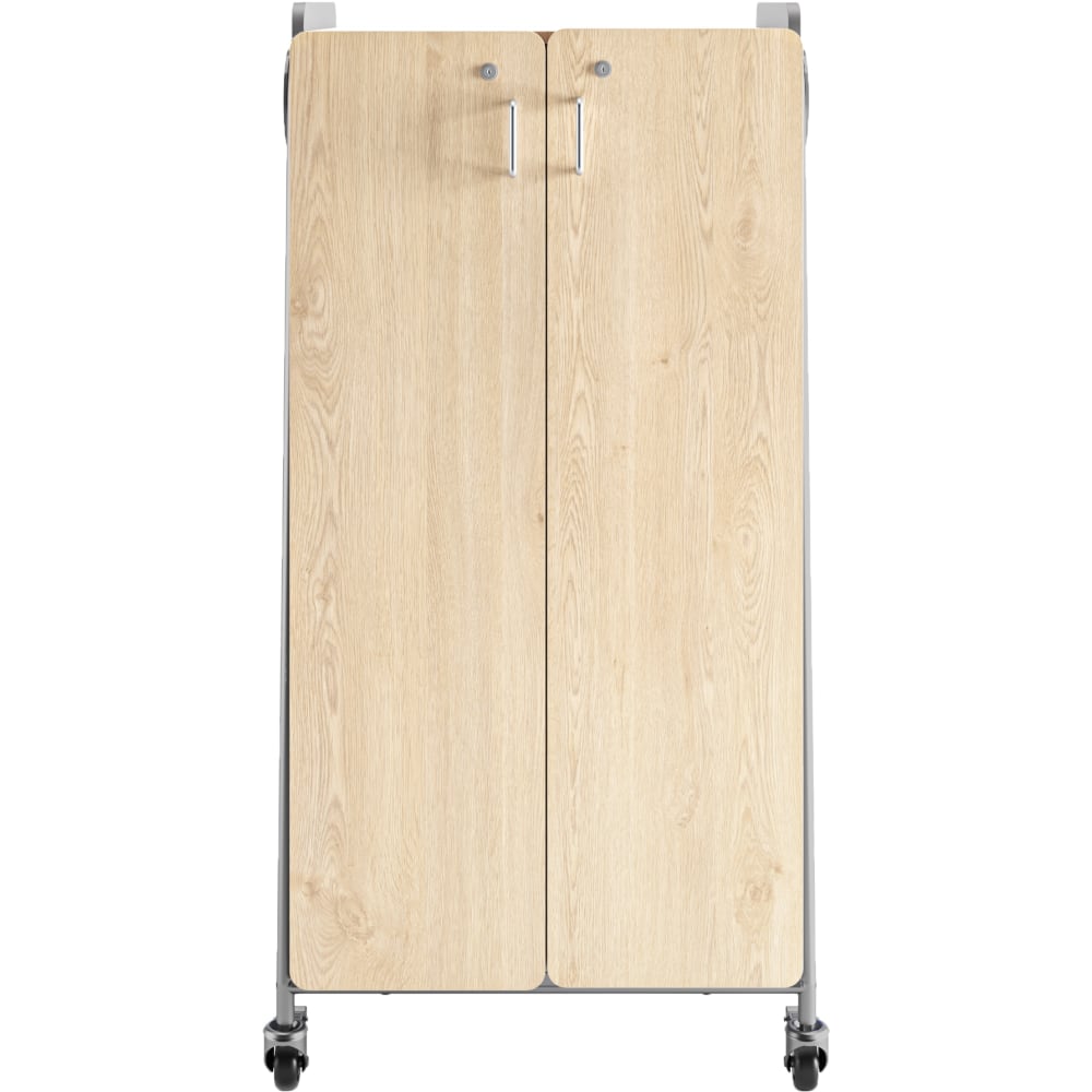 Safco® Whiffle Double-Column 14-Drawer Mobile Storage Cart,