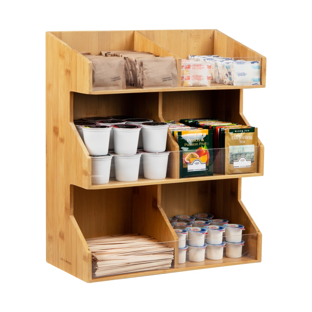 Mind Reader Coffee Pod Condiment Station Countertop Organizer,