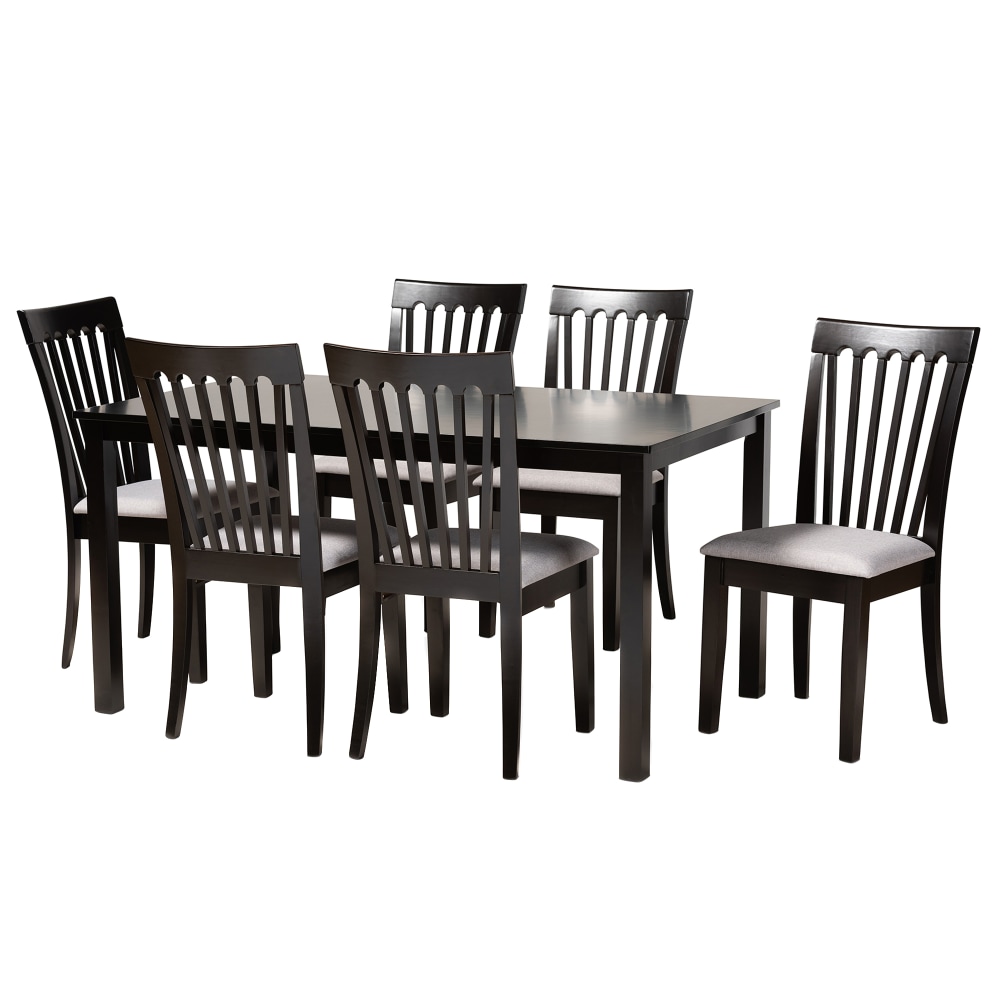 Baxton Studio Minette Dining Set, 29-3/16”H x 59-1/16”W