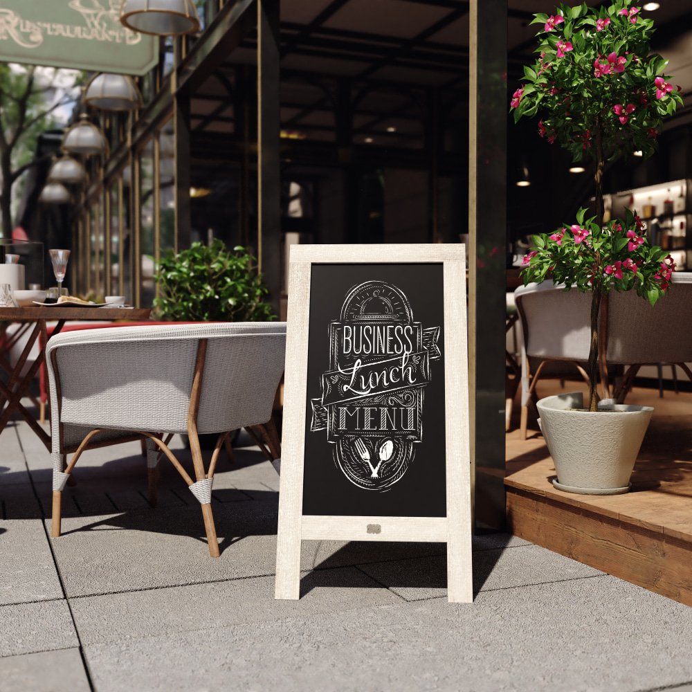 Flash Furniture Canterbury Wooden Indoor/Outdoor A-Frame Magnetic