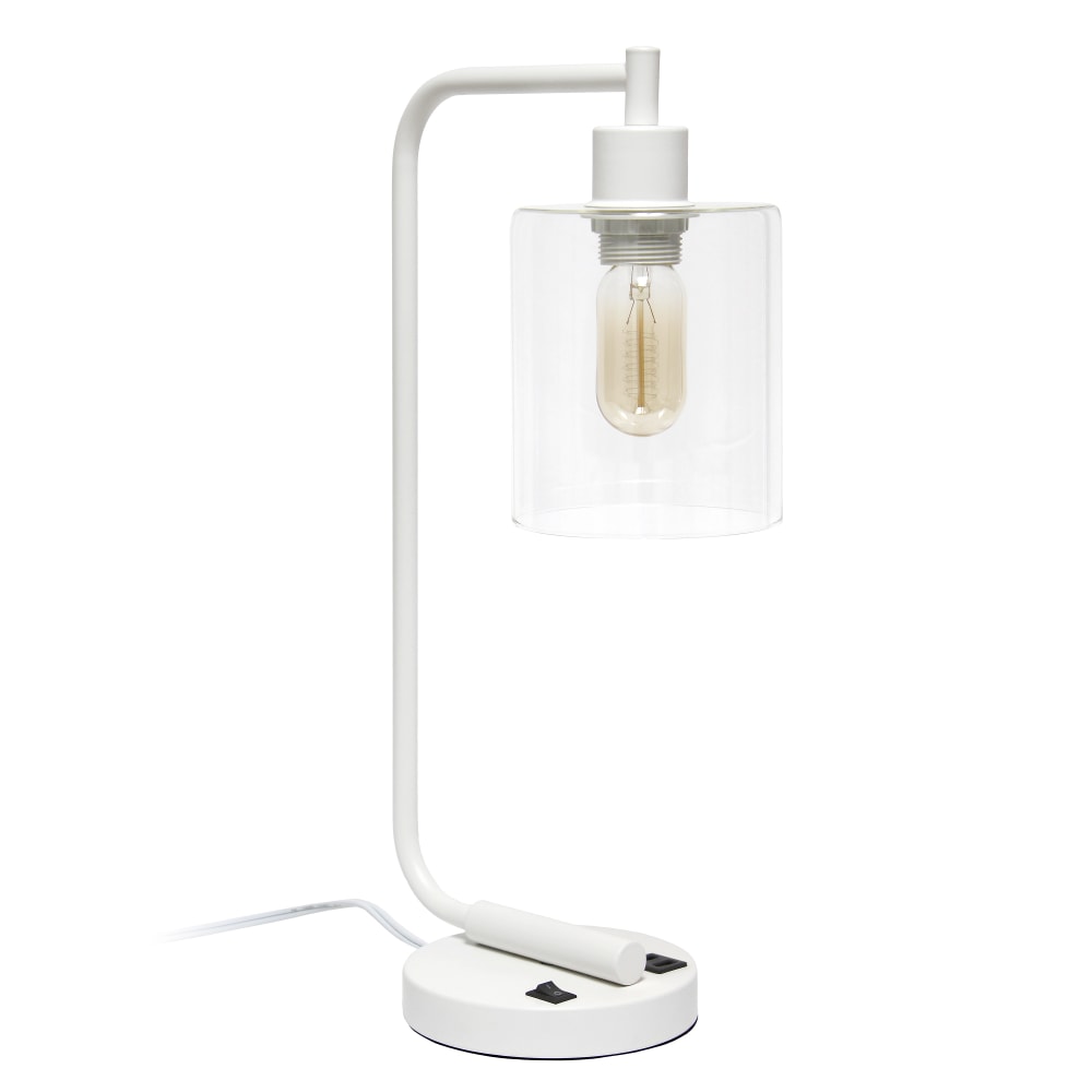 Lalia Home Modern Iron Desk Lamp With USB,