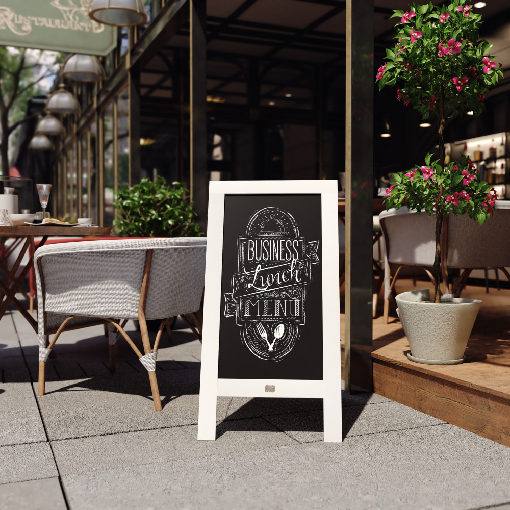 Flash Furniture Canterbury Wooden Indoor/Outdoor A-Frame Magnetic