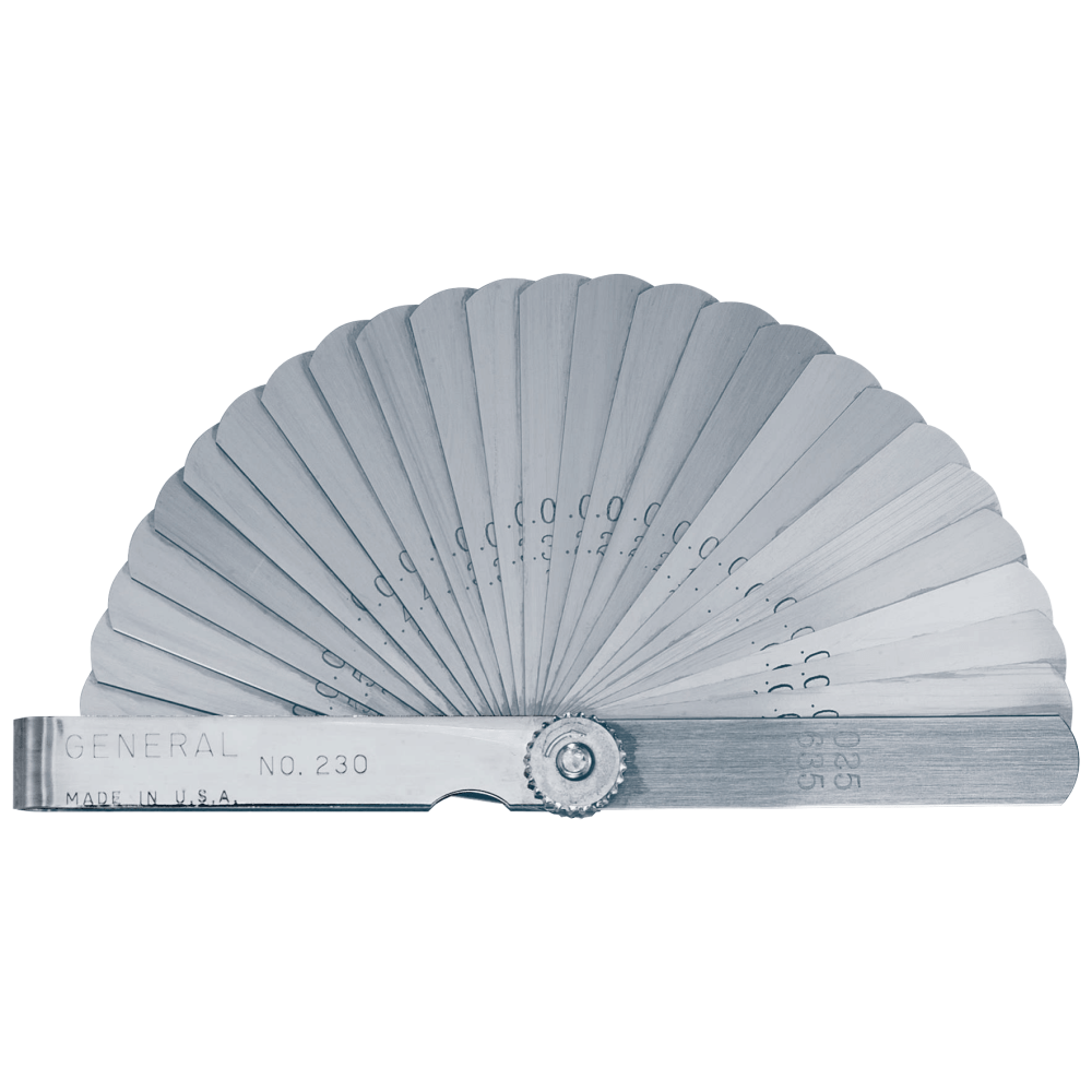 General Tools 26 Leaf 3 Feeler Gage .0015