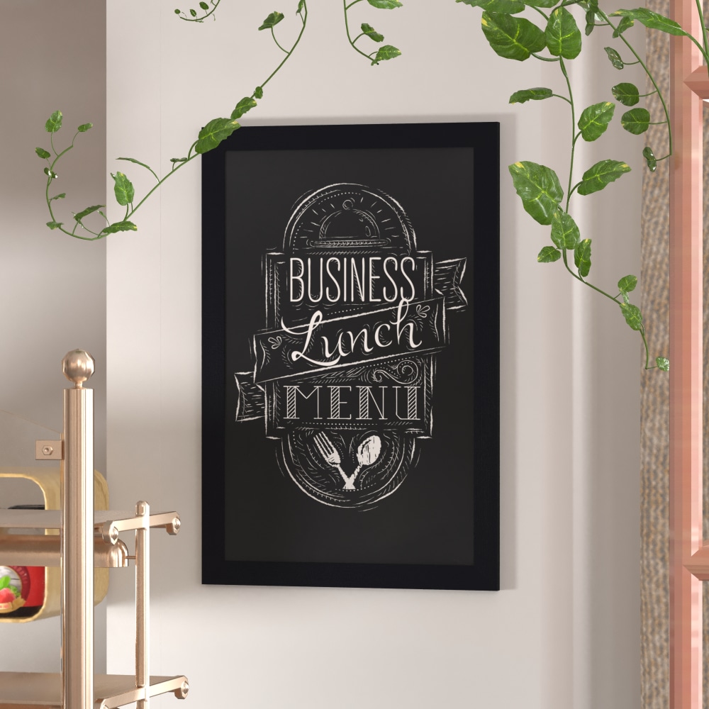 Flash Furniture Canterbury Wall-Mounted Magnetic Chalkboard Sign