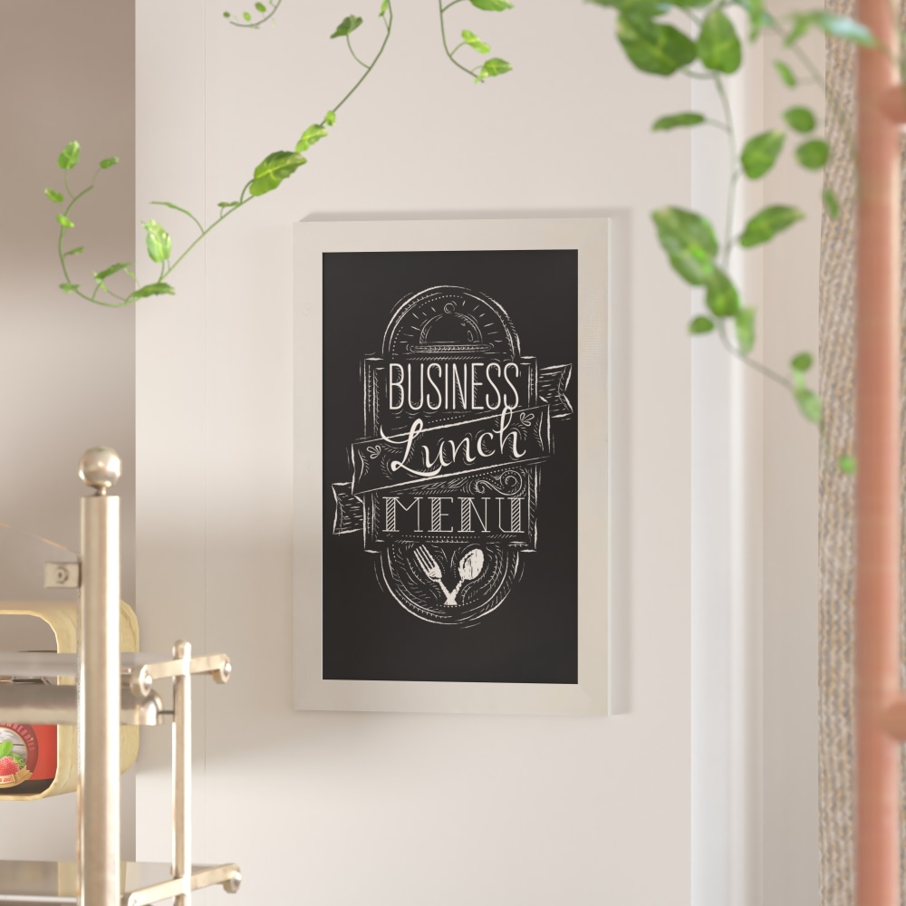 Flash Furniture Canterbury Wall-Mounted Magnetic Chalkboard Sign