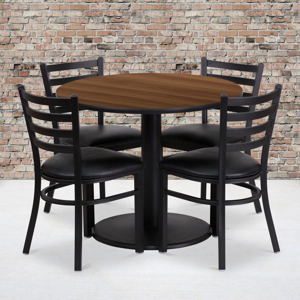 Flash Furniture Round Laminate Table Set With Round