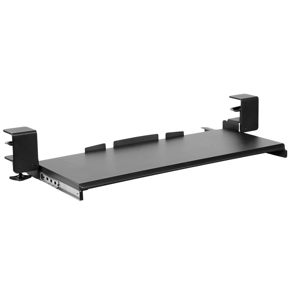 Mount-It! Clamp Keyboard Tray, 12"H x 4"W x