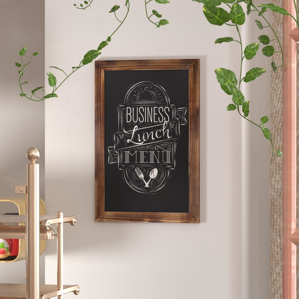 Flash Furniture Canterbury Wall-Mounted Magnetic Chalkboard Sign