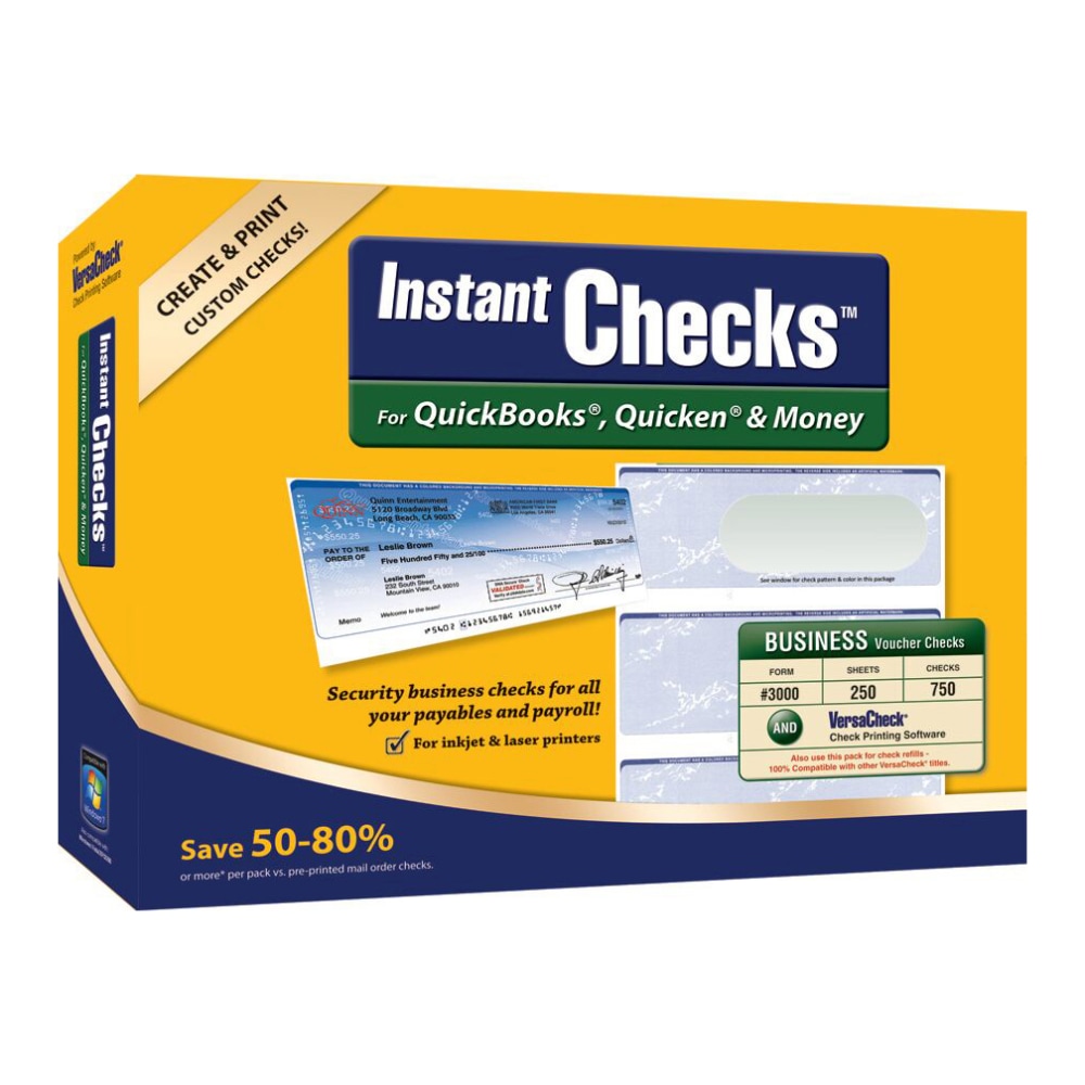 VersaChecks® InstantChecks™ Form #3000 Bundle, Disc