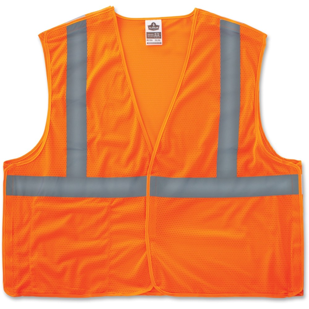 Ergodyne GloWear® Safety Vest, 8215BA Econo Breakaway Mesh