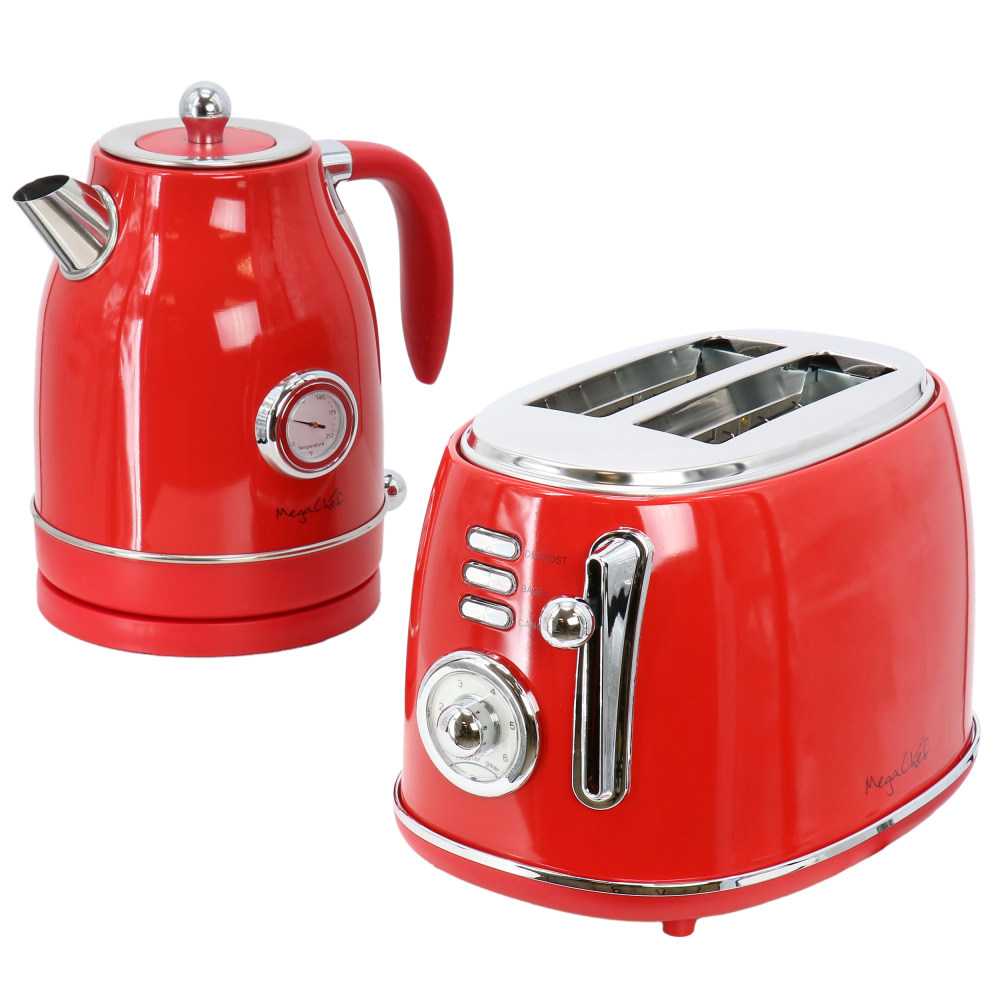 MegaChef 1.7 Quart Electric Tea Kettle and 2