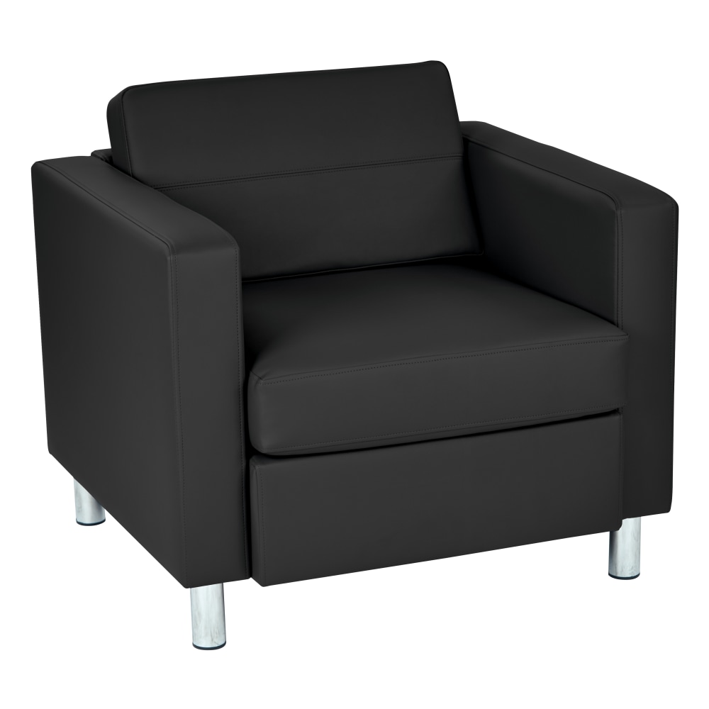 Office Star Products Pacific Armchair, Dillon Black
