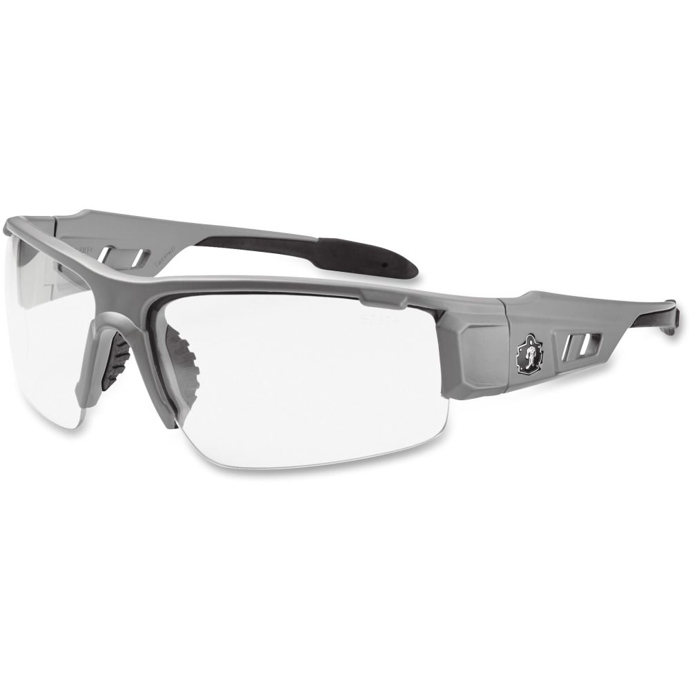 Ergodyne Skullerz Safety Glasses, Dagr, Matte Gray Frame,