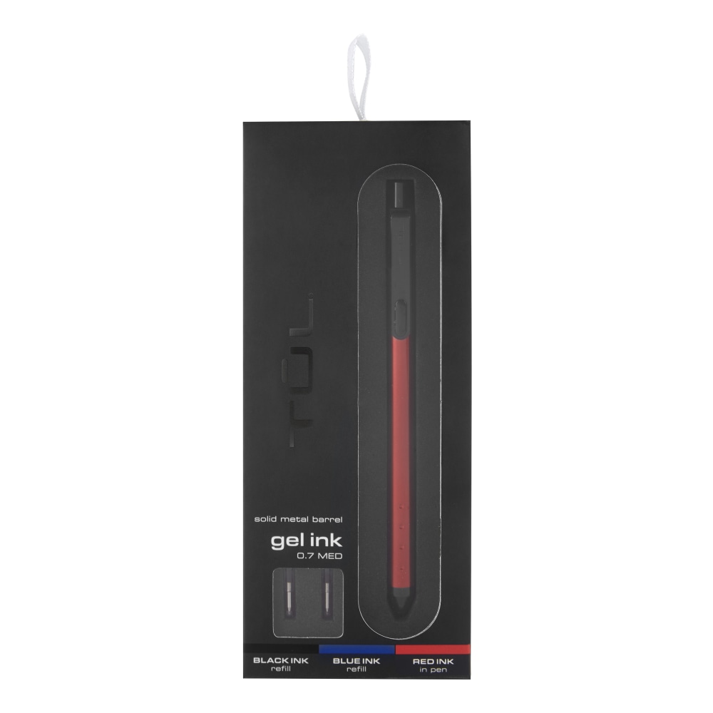 TUL® Fine Writing Solid Metal Barrel Retractable Gel