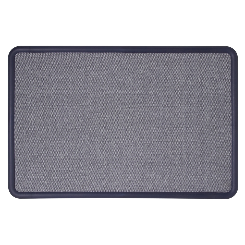 Quartet® Contour® Fabric Bulletin Board, 48" x 36",