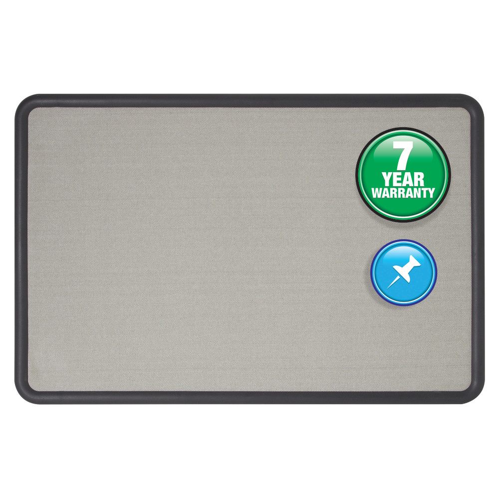 Quartet® Contour® Bulletin Board, 36" x 24", Plastic