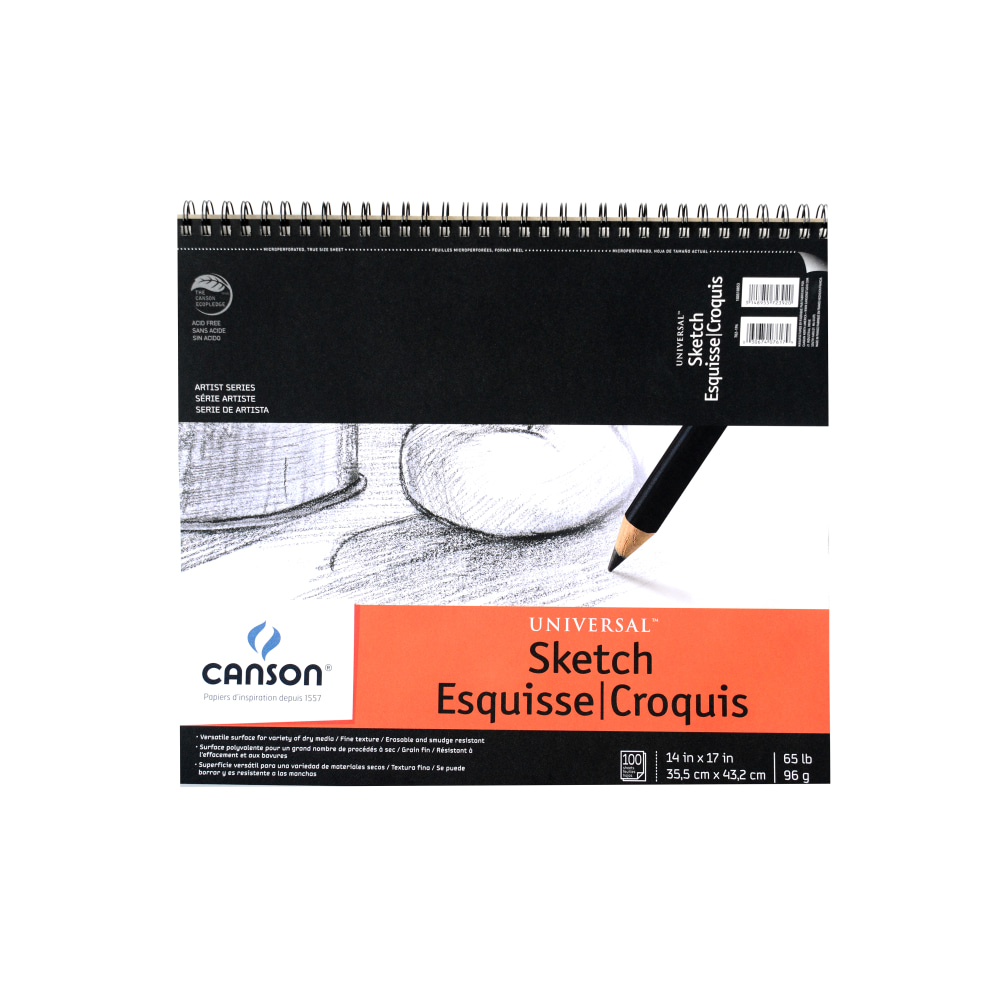 Canson Universal Heavyweight Sketch Pad, 14" x 17",