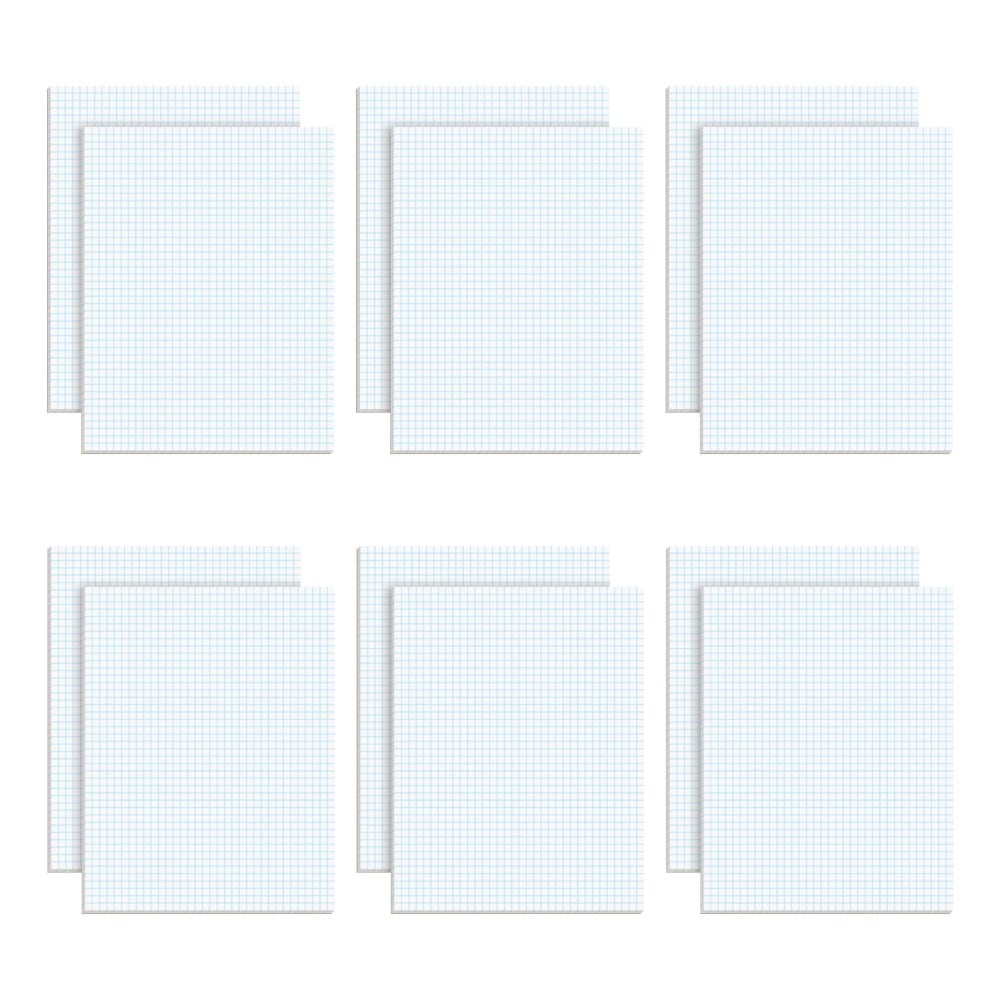 TOPS™ Quadrille Pad, 8 1/2" x 11", Quad