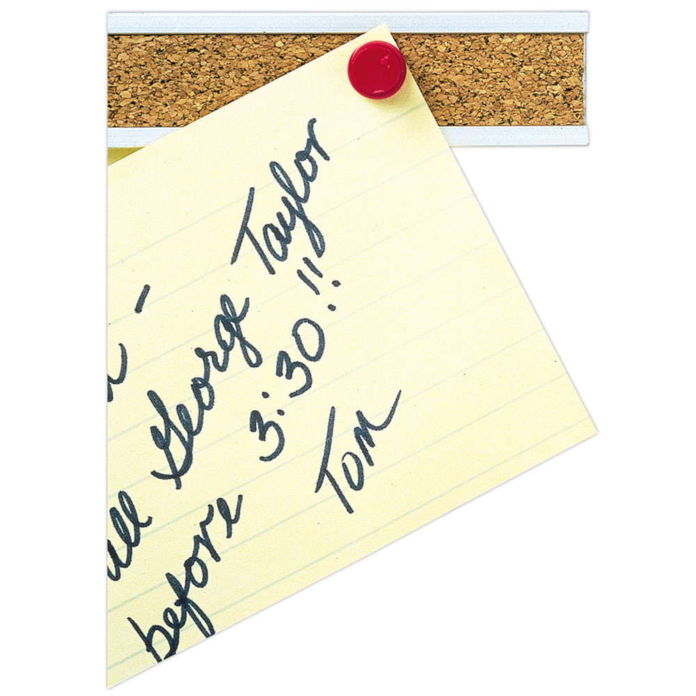 Quartet® Natural Cork Bulletin Bars, 1" x 36",