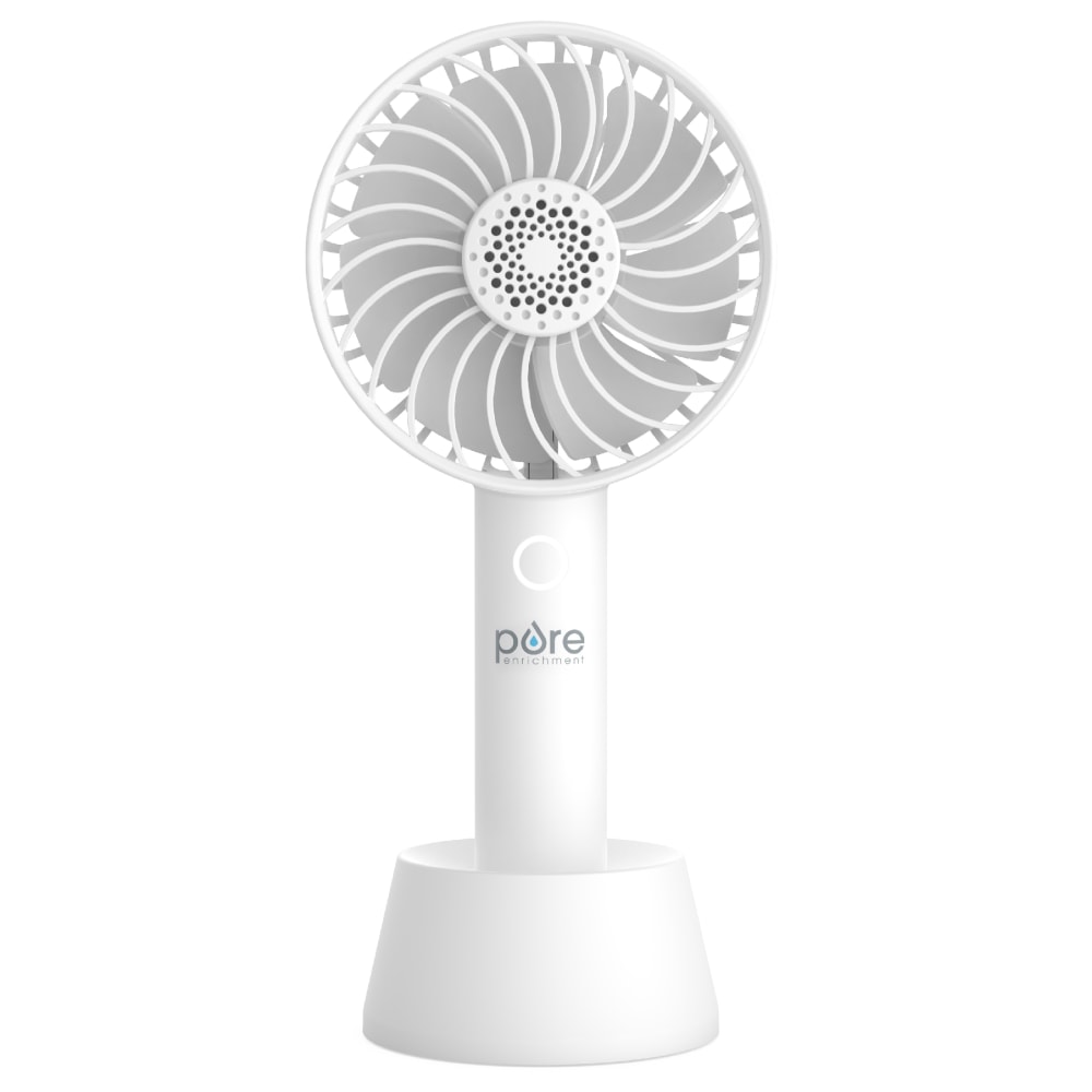 Pure Enrichment® PureBreeze™ Personal Handheld Fan With Base,