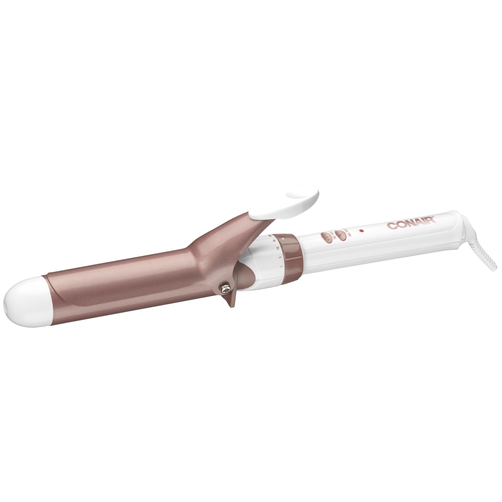 Conair InfinitiPRO Double Ceramic Curling Iron, 1-1/4”, Rose