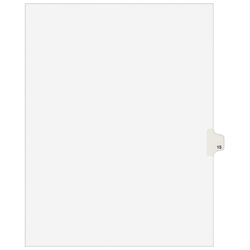 Avery® Individual Legal Dividers Avery® Style, Letter Size,