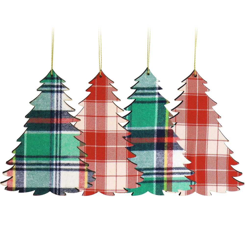 Martha Stewart Holiday Tree Ornament Set, 4-1/2”H x