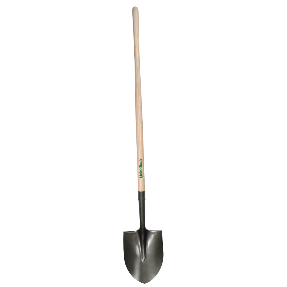 Union Tools Round Point Shovel, 9 1/4" Width