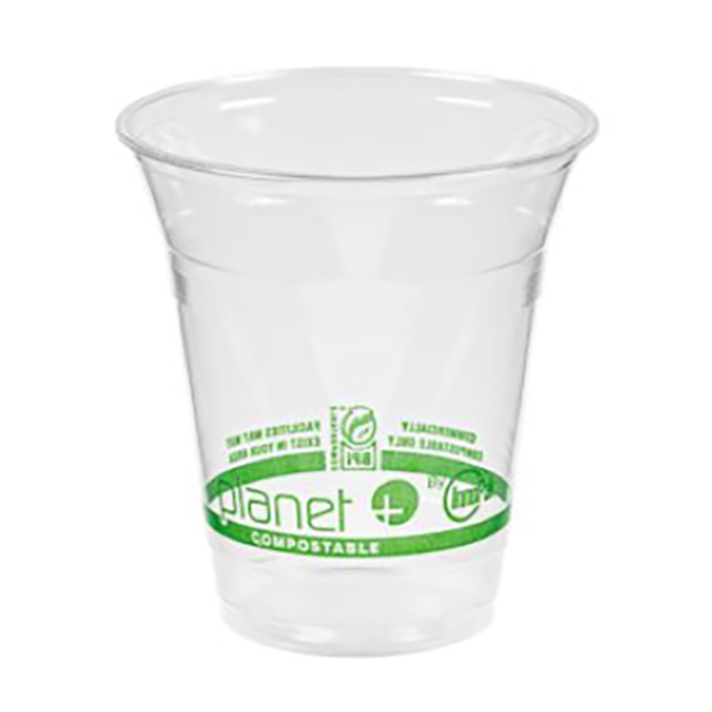 StalkMarket Planet+ Compostable Cold Cups, 12 Oz, Clear,