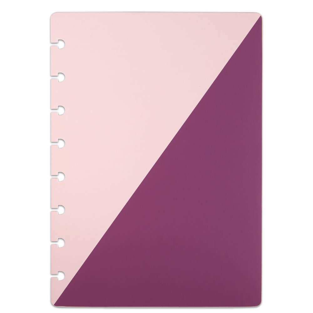 TUL® Discbound Notebook Covers, Junior Size, Pink/Purple, Pack