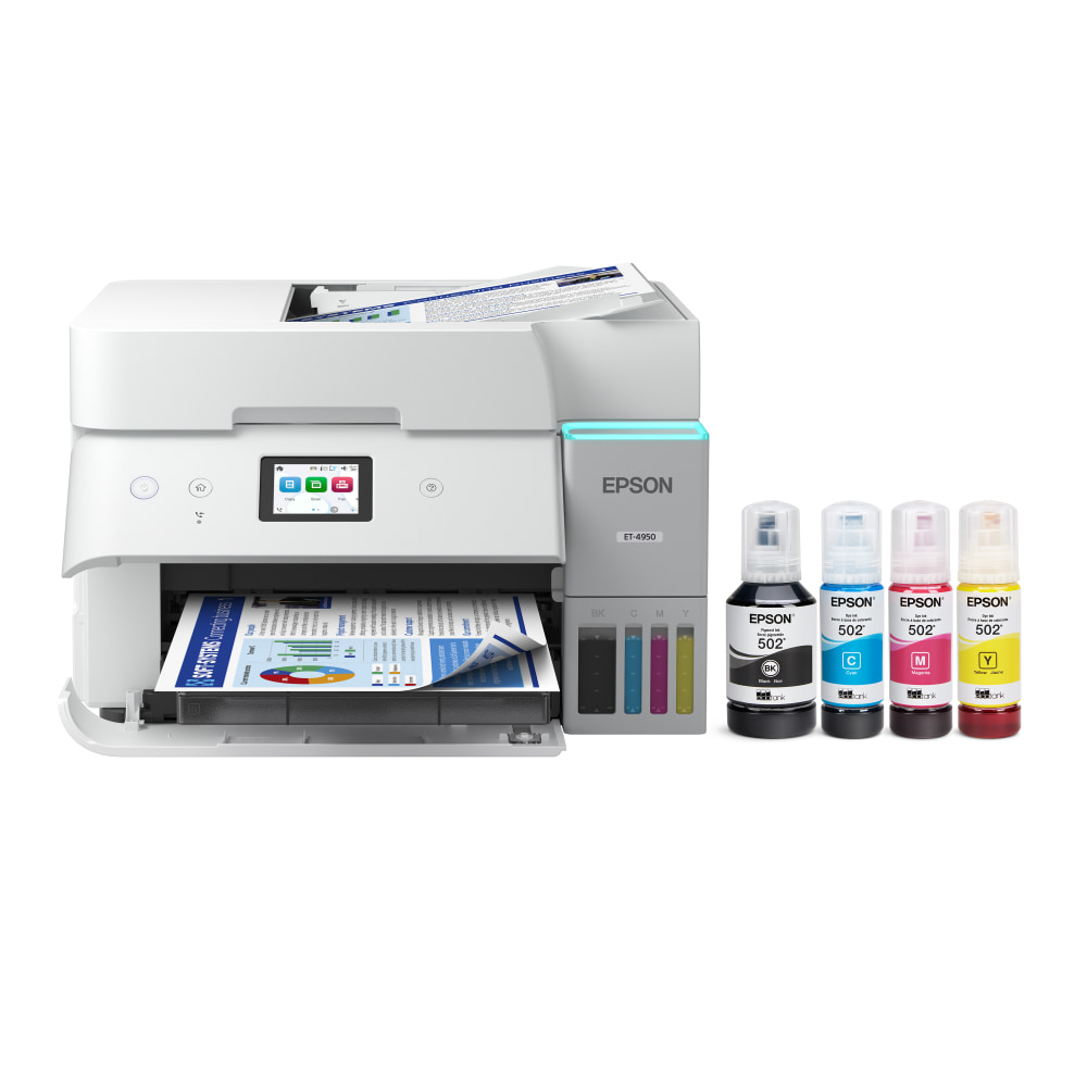 Epson EcoTank ET-4950 Wireless All-in-One Color Supertank Printer