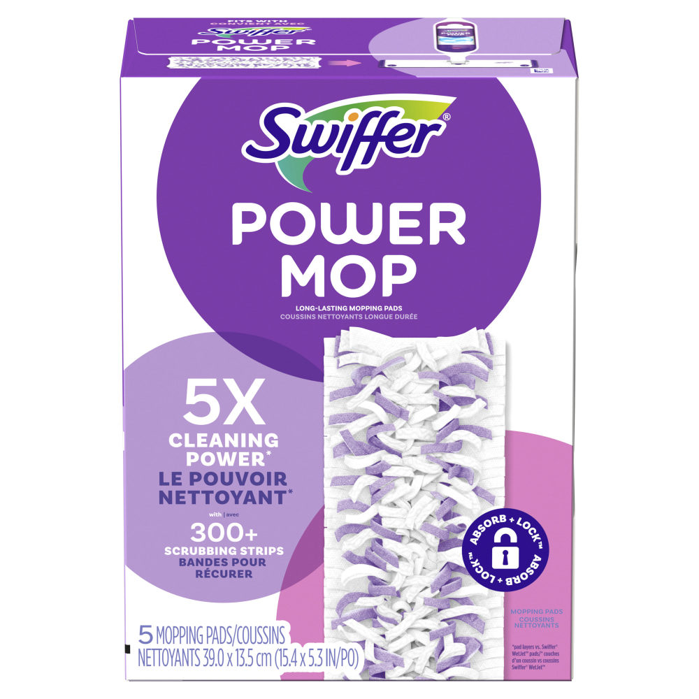 Swiffer PowerMop Multi-Surface Floor Cleaning Mopping Pad