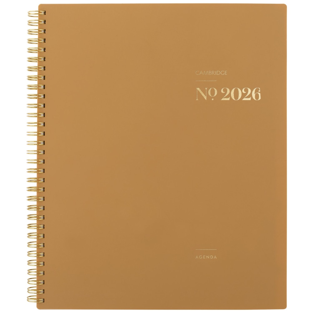 Cambridge® WorkStyle® Focus 2026 Weekly Monthly Planner, Sunbaked