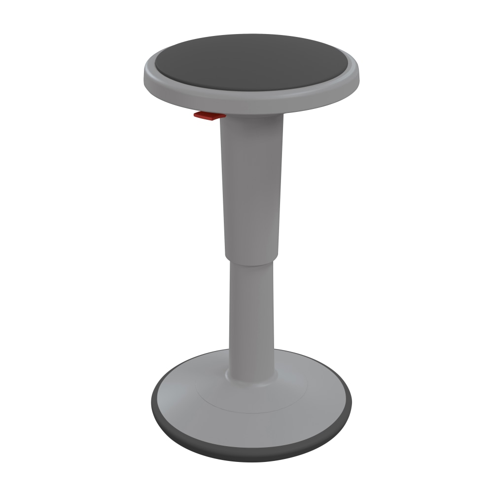 Hierarchy Height-Adjustable Grow Stool, 24"H, Gray