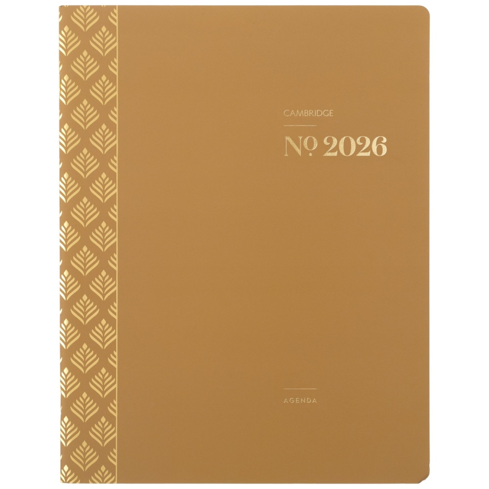 Cambridge® WorkStyle® 2026 Monthly Planner, Sunbaked Clay, Large,