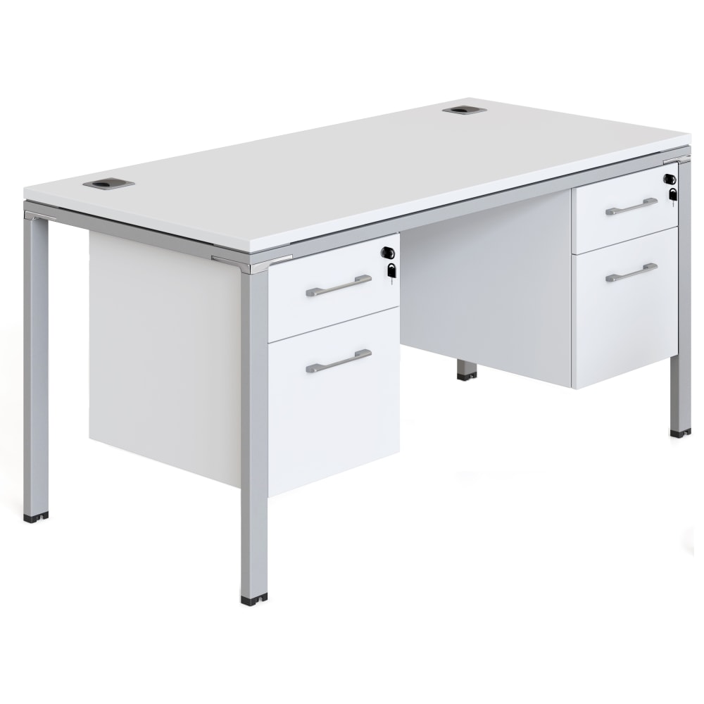 Boss Office Products Simple System Workstation Desk With